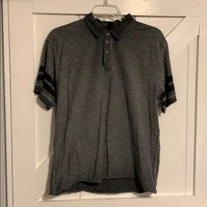 Rogue State Vintage Style Polo Gray Black XL